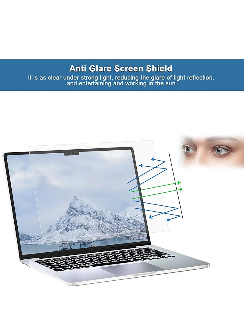 Generic 3 in 1 Hard Case Compatible with MacBook Air 13.6 inch 2025 A3240 M4 /2024 A3113 M3/2022 A2681 M2 with Liquid Retina Display Touch ID, Plastic Hard Shell Case + Keyboard Cover + Screen Protector, Frosted Clear  - Image 5