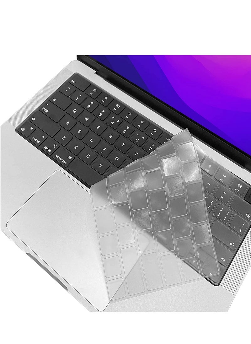 Generic 3 in 1 Hard Case Compatible with MacBook Air 13.6 inch 2025 A3240 M4 /2024 A3113 M3/2022 A2681 M2 with Liquid Retina Display Touch ID, Plastic Hard Shell Case + Keyboard Cover + Screen Protector, Frosted Clear  - Image 4
