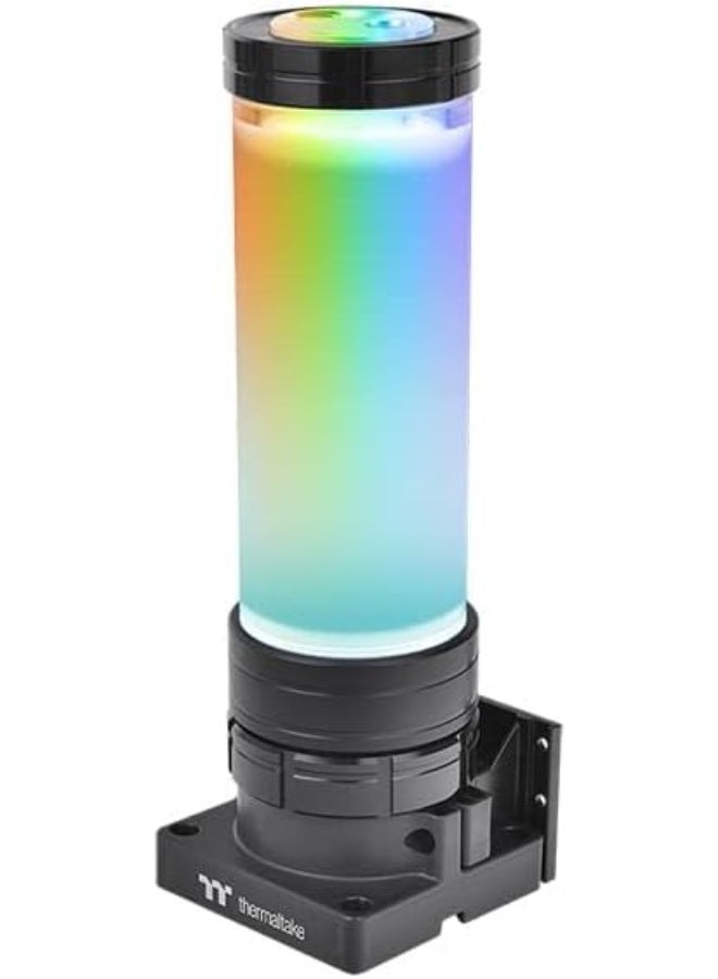 ثيرمال تيك Thermaltake Pacific CLM360 Ultra Hard Tube Liquid Cooling Kit - MX2 Ultra CPU Waterblock, Riing Duo 12 RGB Radiator Fan, PR32-D5 Plus Pump & Reservoir Combo - Black - Image 2