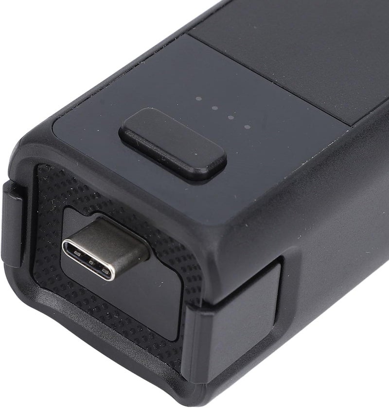 Black Handheld Camera Battery Handle with 1/4inch Thread for Osmo Pocket 3, Compact Design for Camping Trips - Image 4