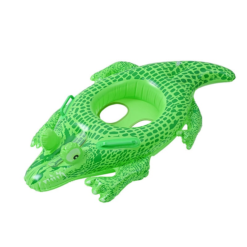 Large Thickened Car Horn Boat Steering Wheel Cross-border Swimming Ring Baby Children's Swimming Seat - Image 1