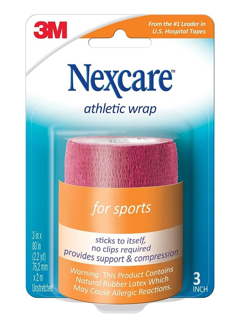 Nexcare Cr-3R Athletic Wrap Red - Image 1
