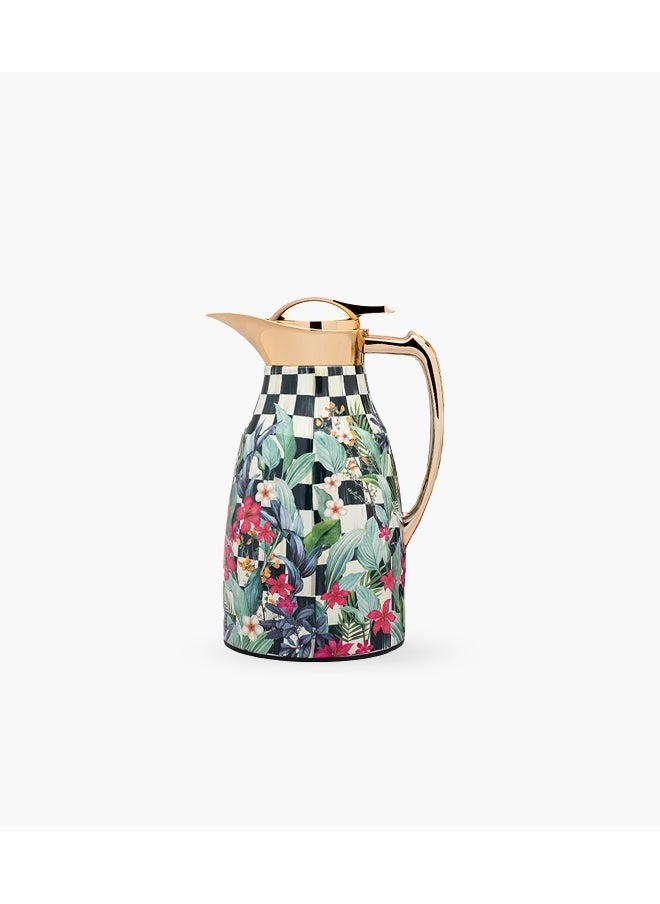 Roomours - Scultura Flower 0.75L Thermos Gold - Image 1