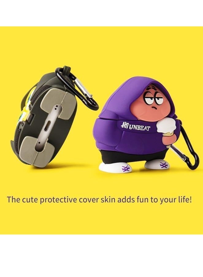 AirPods Case Soft Silicone Shockproof Cover for Apple AirPods4, New 3D Cute Cartoon Creative Fun Case Skin with Keychain Design forAirPods ... - Image 3
