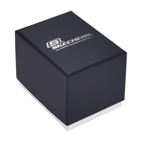 SKECHERS ساعة سيلكون رقمية سوداء من سكتشرز للنساء ساوتيل - Image 4