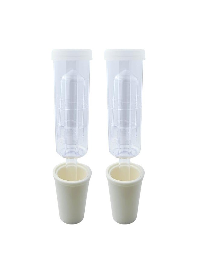 FastRack 3-Piece Airlock Set for Fermentation (Set of 2) | Includes Transparent Airlocks and Drilled Rubber Stoppers - Hydrolocks for Fermenting Beer, Wine, Mead, and More | Fits Carboys & Fermenters - Image 1