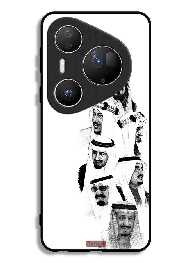 Tolwak Huawei Pura 80 Ultra Protective Case Cover Saudi Kings Art B_W - Image 1