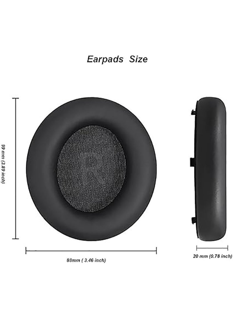 EarPads Cushions Replacement for Anker Soundcore Space One (S1) Headphones, Protein Leather Earpad Repair Part, High-Density Noise Cancelling Foam Ear Cushion Earmuffs Cover Cup