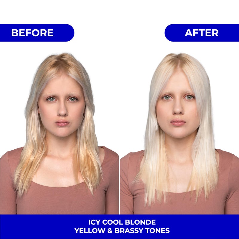 Naissant Icy Cool Blonde Hair Purple Toning Shampoo| Ultra High-Purity Pigments | Neutralizes Yellow & Brassy Tones | Hyaluronic Acid, Collagen & Biotin | Paraben, Ammonia & Sulfate Free | 10.1 Fl. Oz - Image 3