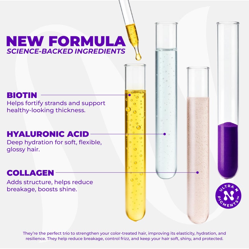 Naissant Icy Cool Blonde Hair Purple Toning Shampoo| Ultra High-Purity Pigments | Neutralizes Yellow & Brassy Tones | Hyaluronic Acid, Collagen & Biotin | Paraben, Ammonia & Sulfate Free | 10.1 Fl. Oz - Image 5