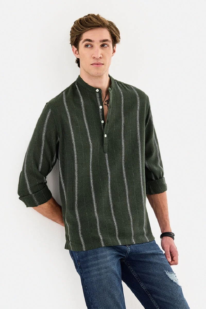 سنيتش قميص كورتا بياقة صينية