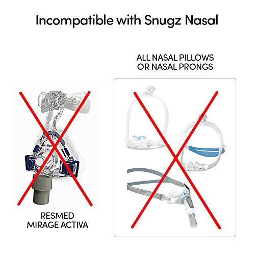 Snugz Nasal Mask Liners: Machine Washable, One-Size-Fits-Most NASAL CPAP Mask Liners, Pack of 2 Lasts 90 Days - Image 3