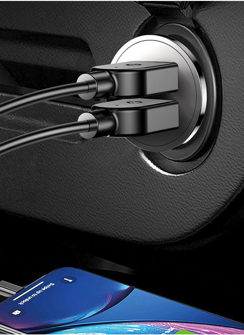 Totulife TOTU LIFE 3.4A Mini Dual USB Car Charger – Compact Fast Charging Adapter for Vehicles  - Image 5