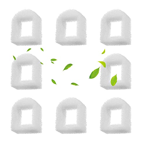 Cirfifth Cat Water Fountain Foam Filters, Compatible with Multiple Pet Fountain Dispenser Sponge Filters (8 Pcs) - Image 1