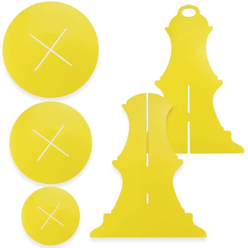 Faxco 3 Pack Cupcake Stand, 3-Tier Colorful Round Cardboard Cup Cake Tower Dessert Holder Stand, Reusable Pastry Serving Platter Food Display, Birthday Wedding Special Event Decoration - Image 4