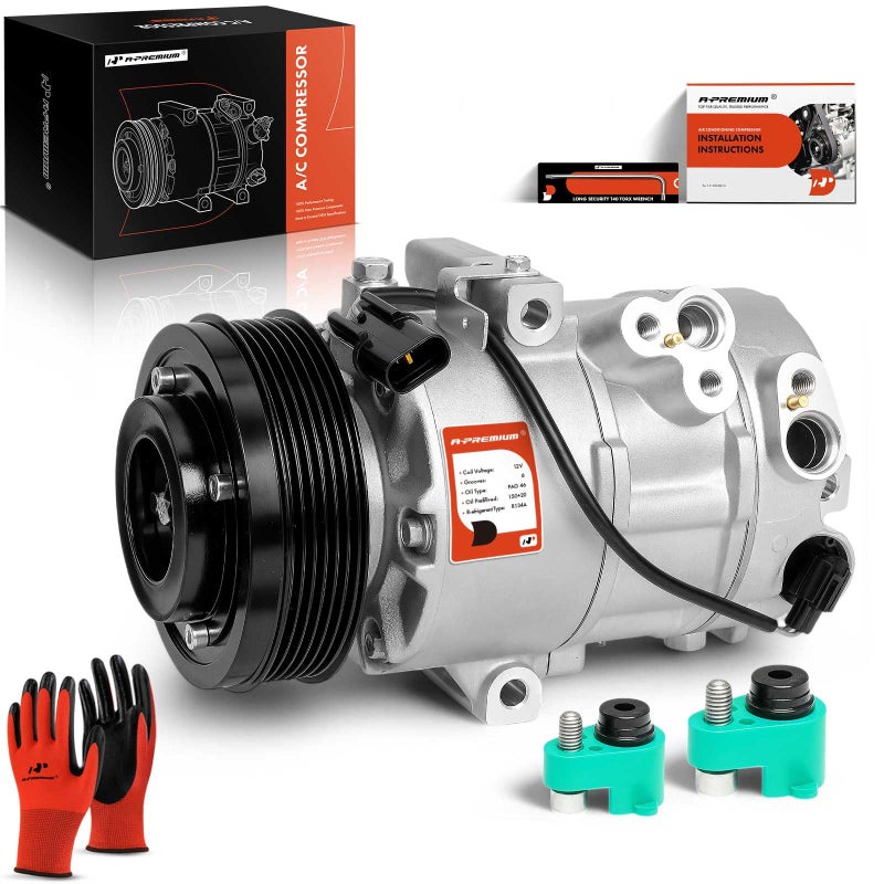 A-Premium APremium Air Conditioner AC Compressor with Clutch Compatible with Hyundai Tucson 20L 20162017
