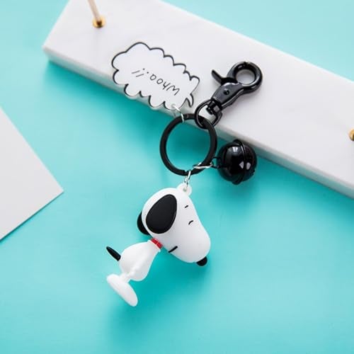 KC Cartoon Charm For Mobile Phone, Purse | Finger Ring Hanging Rubber Soft Silicone | Mobile Cover Charm Strap Smartphone Case Keychain For Girls Women Black - Image 5