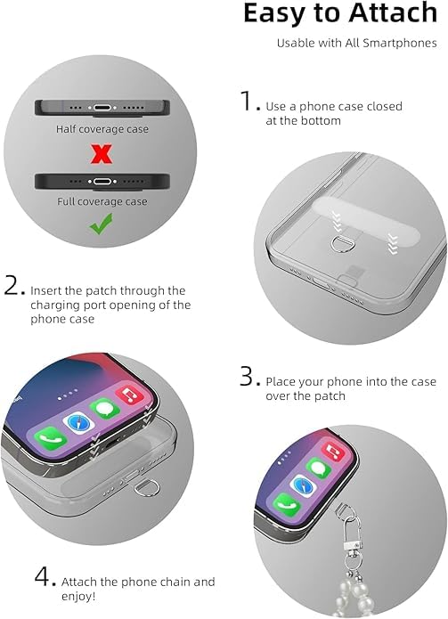 KC Cartoon Charm For Mobile Phone, Purse | Finger Ring Hanging Rubber Soft Silicone | Mobile Cover Charm Strap Smartphone Case Keychain For Girls Women Black - Image 4
