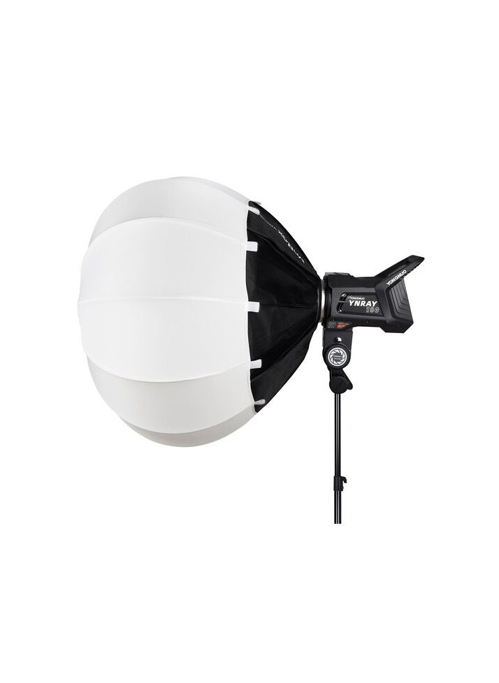 YONGNUO YONGNUO YN65Q 25.5″ Lantern Softbox – Collapsible Spherical Bowens-Mount Light Modifier, Lightweight Metal Frame, Skirt for 270° Diffusion, Ideal for Photo & Video  - Image 4