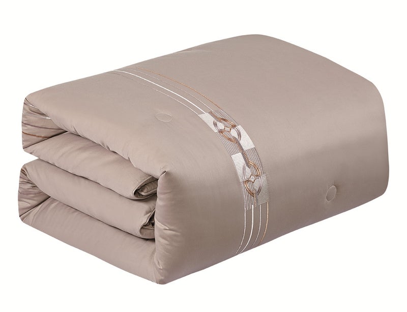 LEVORE 100% Cotton Summer Luxury Bedspread for Double Bed Size 200x200 cm, 8 Pieces, 250 Thread Count - Image 2