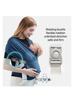 haleemy Versatile Front-Facing Baby Sling Wrap Carrier  - Image 3