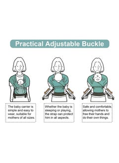 haleemy Versatile Front-Facing Baby Sling Wrap Carrier  - Image 5