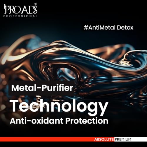 PRO ADS Absolute Premium Anti‑Metal Detox Shampoo – Sulfate-Free Professional Cleanser for Removing Hard Water Metal Deposits, Reducing Breakage & Restoring Shine – Color-Safe Hair Care (300ml) - Image 2