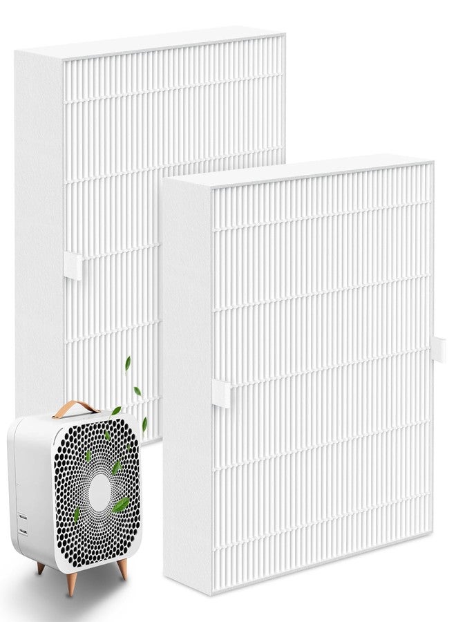 Harebery Particle Replacement Filter, Compatible with Blueair Blue Pure Fan, Part # 100930 (2 Pack) - Image 1