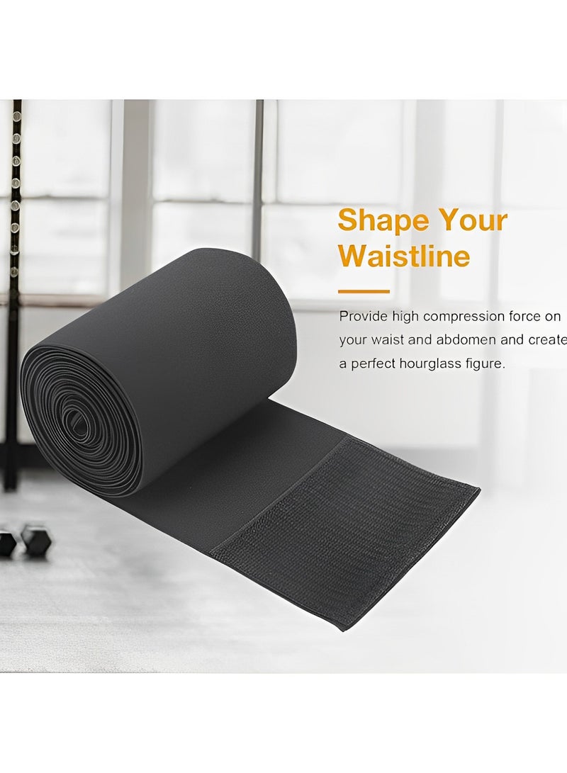 REOCLE Women's Waist Trainer 13ft Bandage Wrap Belt Long Torso Tummy Wraps Belly Body Shaper Waist Trimmer Belt Stomach Waist Wraps - Image 4