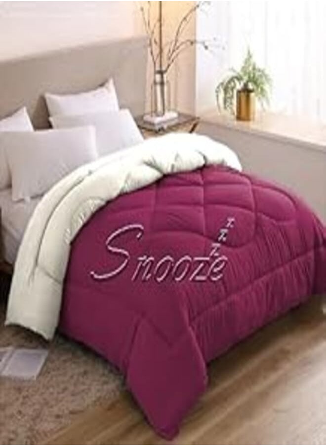 Generic Double face quilt, Mixcican pink & off-white, 220 * 235 cm 