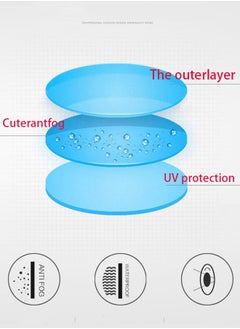 361 Degrees 4 in 1 Swim Goggles and Cap Set, UV 400 Protection Lenses Clear Anti-Fog Swimming Goggles Waterproof No Leaking with Nose Clip + Ear Plugs for Adult Men Women  - Image 4