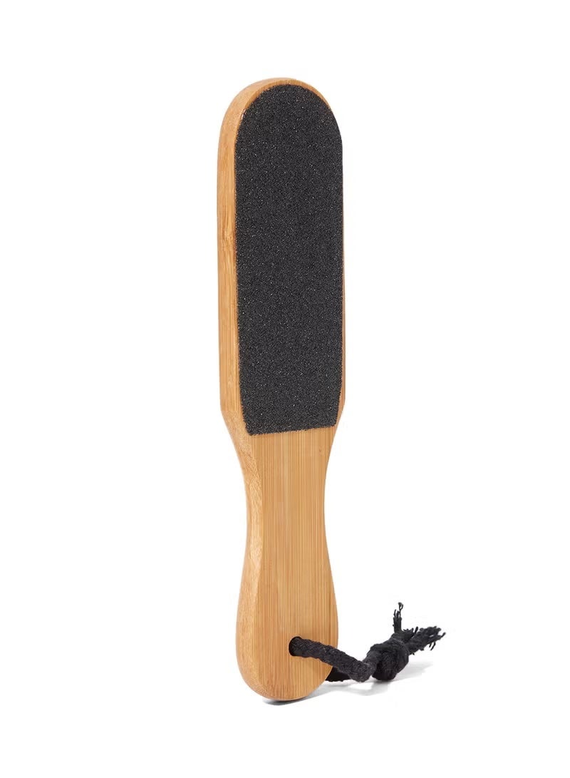 مبرد قدم احترافي مزدوج الجوانب للباديكير لإزالة الجلد الميت الصلب والكعب وإزالة مسامير القدم بمقبض خشبي للرجال والنساء - Image 2