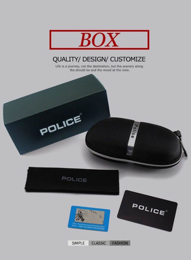 POLICE Classic Pilot Polarized Lens Sunglasses,Cycling Sunglasses, for Men with UV 400 Protection Sun Glasses with Black Frame Black Gold - Image 5