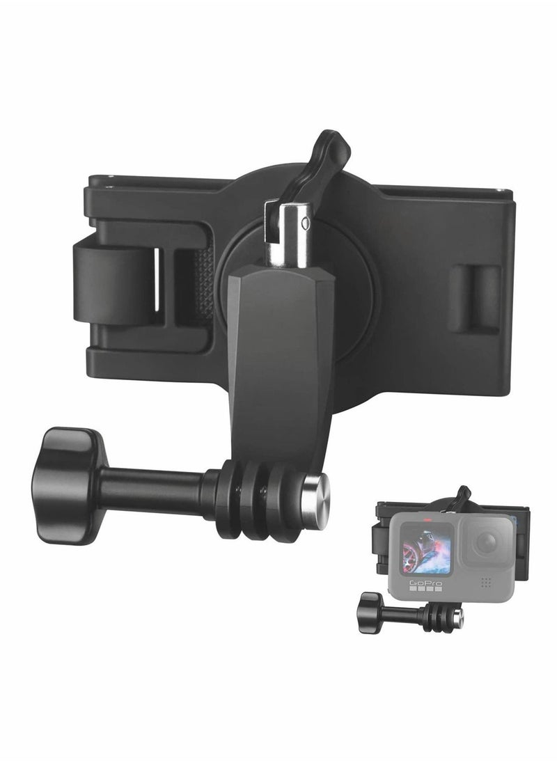 Y&D - Backpack Shoulder Strap Mount Camera with Adjustable Pad and 360 Degree Rotating Base Compatible for Hero 9 / 8/ 7 6 5 4 /3+, OSMO Action, Xiaomi YI Most Action Cameras - Image 1