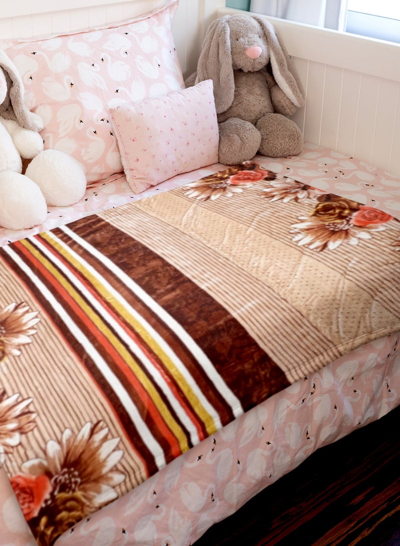 Stargold 1 Ply Premium Quality Blanket Made by 100% Polyester SPUN YARN Obtained from Virgin Polyester Which is Suitable for winter and Rainy Season  - Image 2