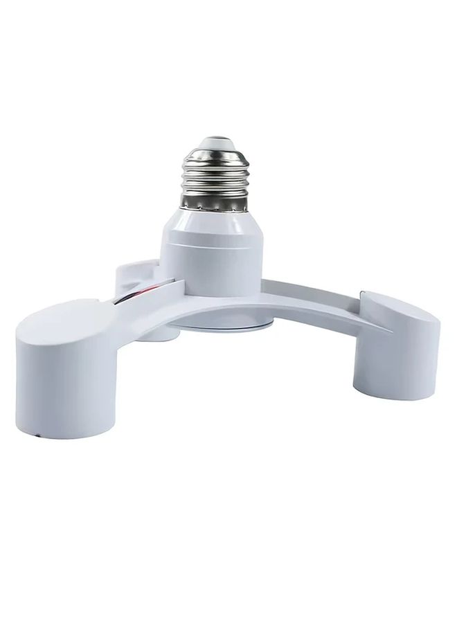 1PC 4 In 1 E27 Socket Splitter Adapter LED Bulb Holder Base Light Converter - Image 1