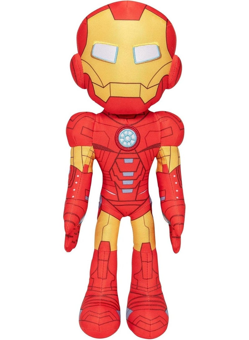 Spidey and His Amazing Friends – My Friend Iron Man Talking Plush – 16" Tall – 15+ Sound Effects – Press Chest to Activate - Image 5
