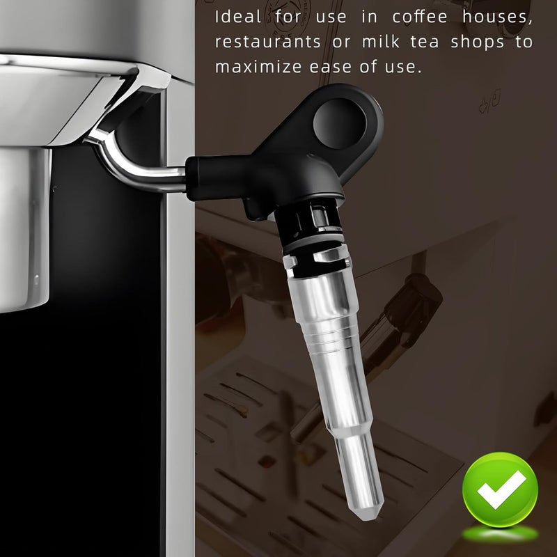 Flylin Coffee Machine Steam Nozzle, Stainless Steel Espressos Steam Tip Universal Steam Wand Tip Replacement for ECP3420 EC680 - Image 5