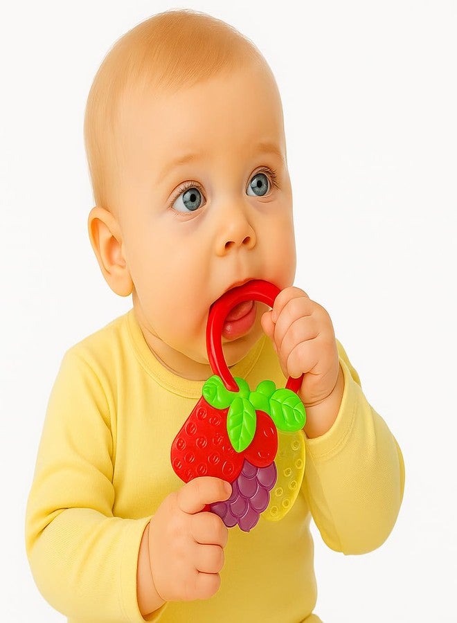 DTR Creation Baby Fruit Teether - BPA-Free Water-Filled Teething Toy for Newborns & Toddlers | Soothes Sore Gums | Easy-to-Hold Ring Design - 0+ Months - Image 2