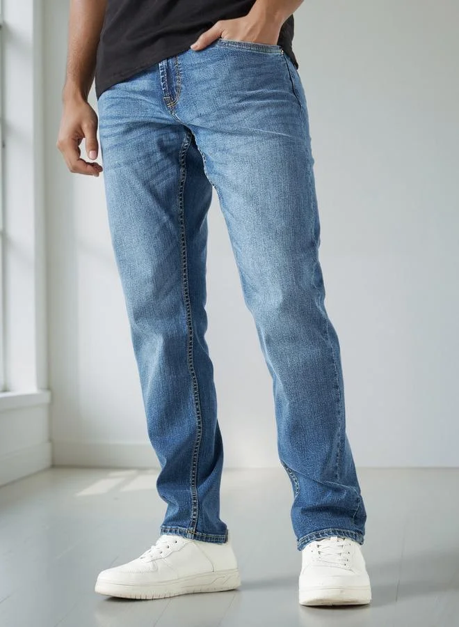 Splash FAV Denim Slim Fit Mid-Rise Jeans