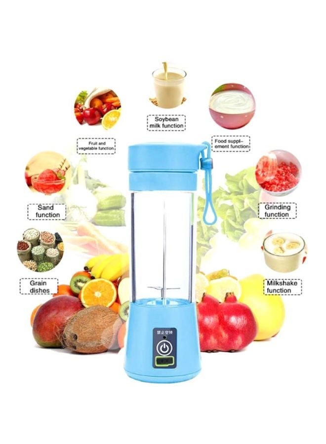 شاربدو مُحَوِّل خلاط محمول بقدرة 180 واط T-Bottle-1021 أزرق/شفاف/أسود - Image 5