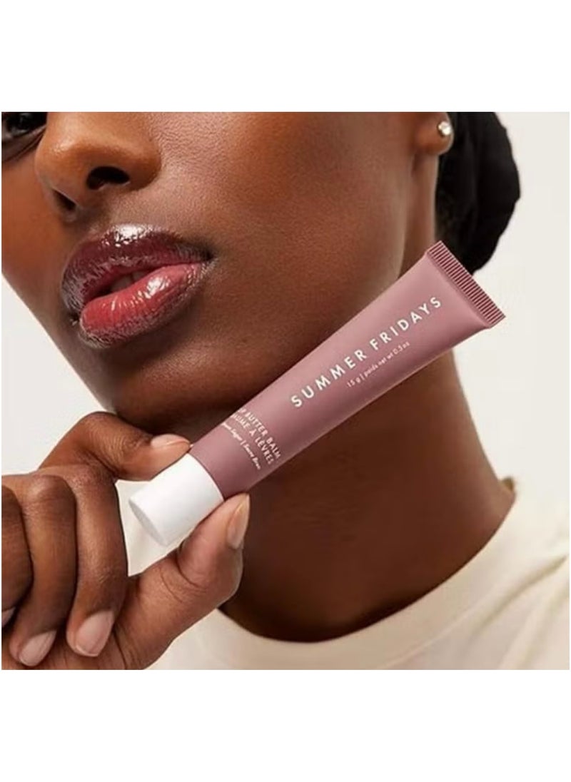 SUMMER FRIDAYS Summer Fridays Lip Butter Balm - Conditioning Lip Mask and Lip Balm for Instant Moisture, Shine and Hydration - Sheer-Tinted, Soothing Lip Care - Brown Sugar (.5 Oz)  - Image 3