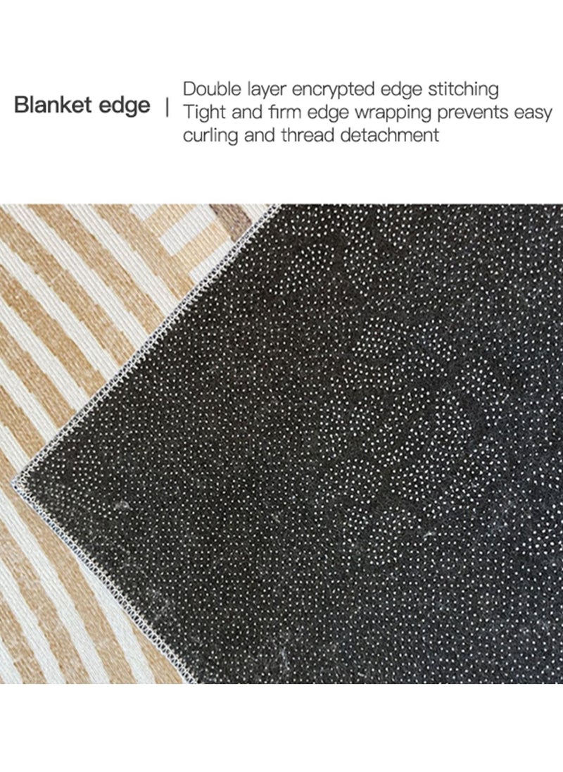 Sharpdo Area Rugs Modern Simple Short Pile Carpet Living Room Bedroom Rug Anti-slip Floor Carpet Home Decor 160 * 230CM  - Image 5