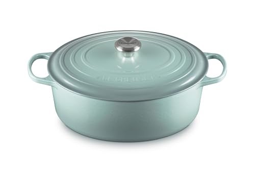Le Creuset Le Creuset Enameled Cast Iron Signature Oval Dutch Oven 8 qt Sea Salt