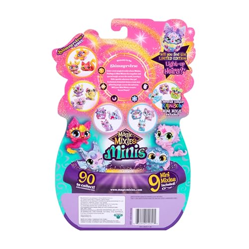 Magic Mixies Minis Magic Shimmerverse Series Collector's Pack, 9 Mini Mixies Included with Magical Fizz Cauldron Unboxing - 2 Hidden Minis - Image 5