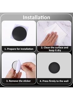 KIIUMI 6-Piece Door Stoppers Wall Protector, Silicone Door Knob Guard Wall Shield, Self Adhesive Silicone Bumper Pad for Wall for Preventing Damage to Cabinet, Handle, Bed  - Image 5