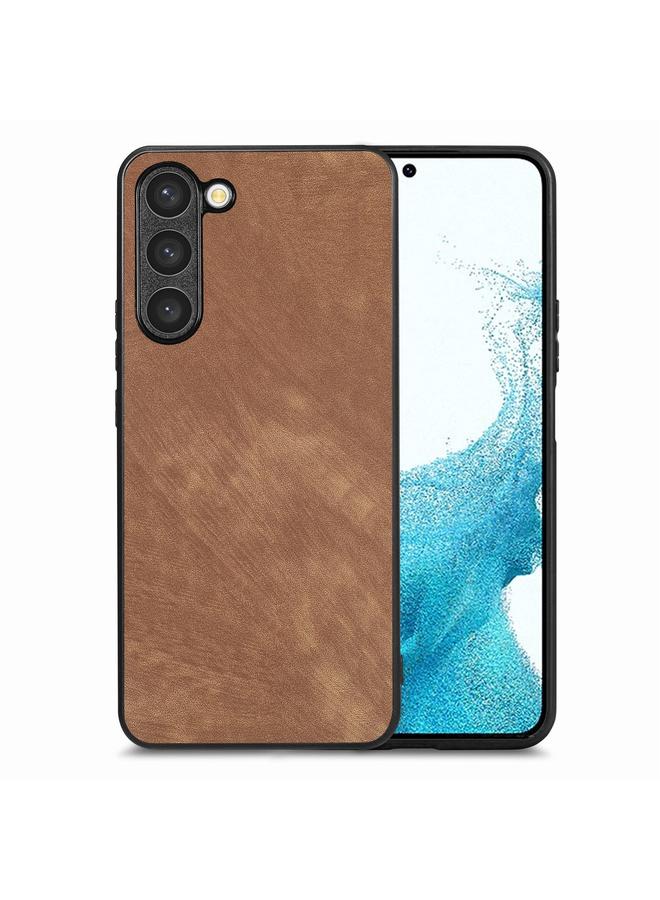 اس-توب جراب لهاتف Samsung Galaxy S22 5G مصنوع من الجلد العتيق وغطاء خلفي من البولي كربونات - Image 1
