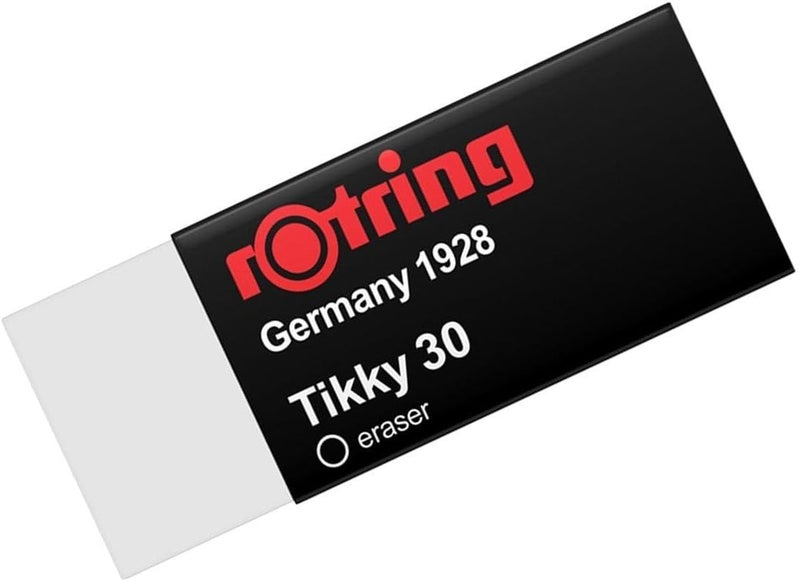 rOtring Tikky Mechanical Pencil Lead and Eraser Set, Burgundy, Set of 3