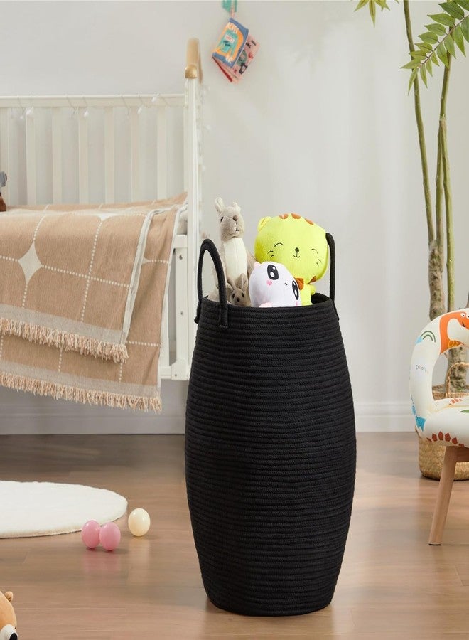 HOME FIESTA THE FIRST HOME DECOR Laundry Basket, Cotton Rope storage basket, Woven Decorative Storage with Handles, for cloths, blankets, pillow, dirty cloth, you can use it however you want - (CODE GR43) - Image 2
