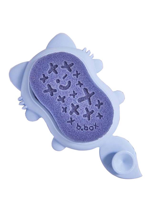 b.box Baby Bath Brush With Soft Silicone Bristles - Fox Design  - Image 1